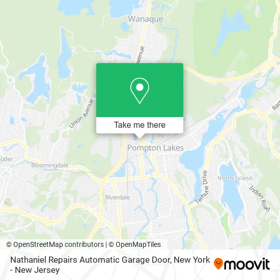 Nathaniel Repairs Automatic Garage Door map