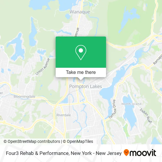 Four3 Rehab & Performance map