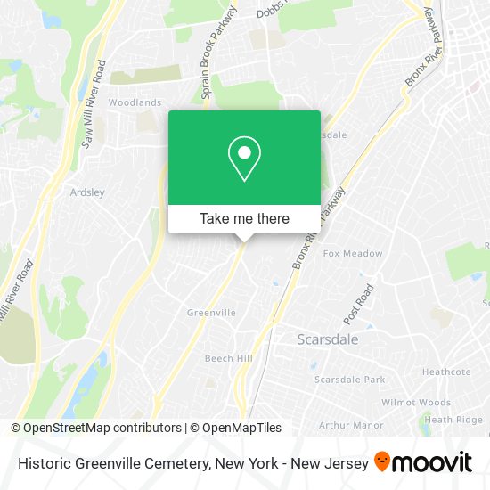 Historic Greenville Cemetery map