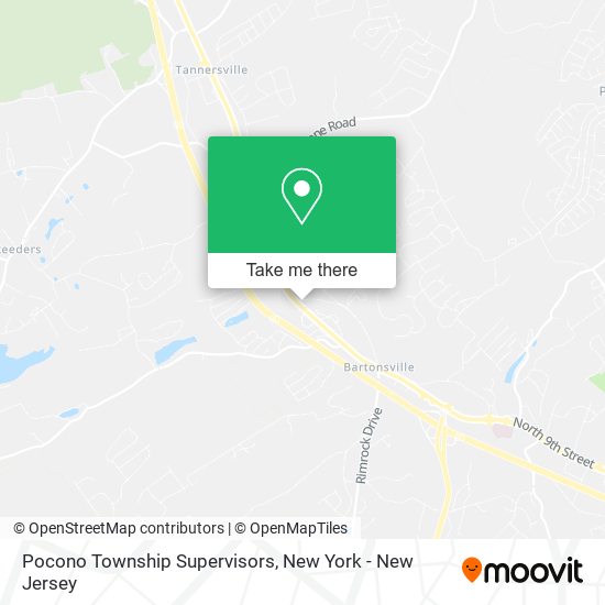 Pocono Township Supervisors map