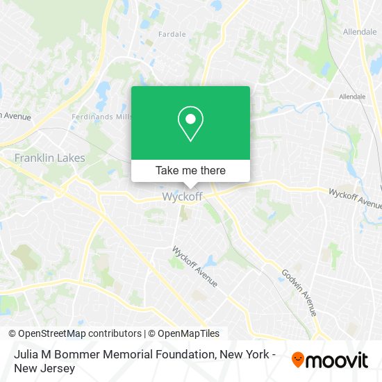 Julia M Bommer Memorial Foundation map