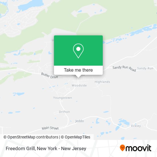 Freedom Grill map