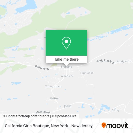 California Girls Boutique map
