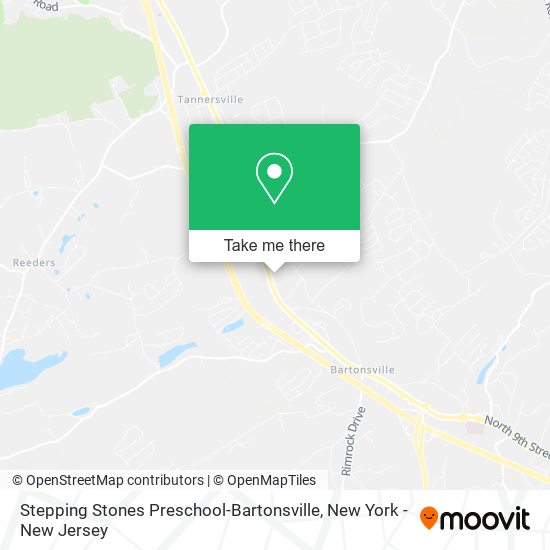 Mapa de Stepping Stones Preschool-Bartonsville