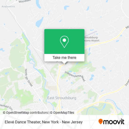 Elevé Dance Theater map