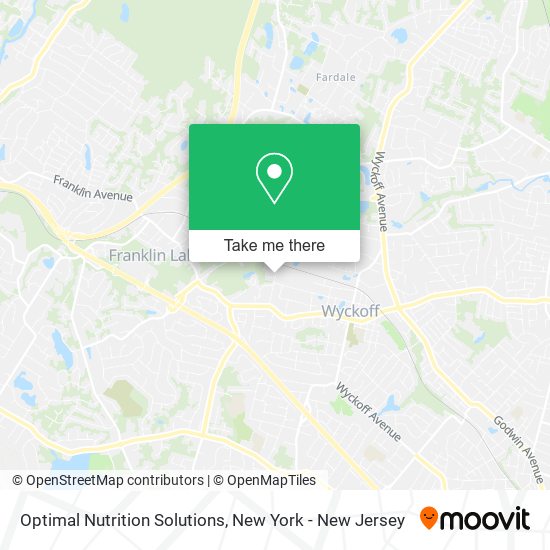 Optimal Nutrition Solutions map