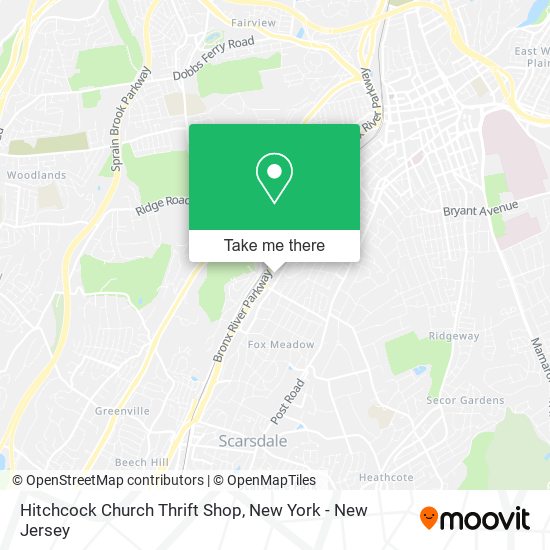 Hitchcock Church Thrift Shop map