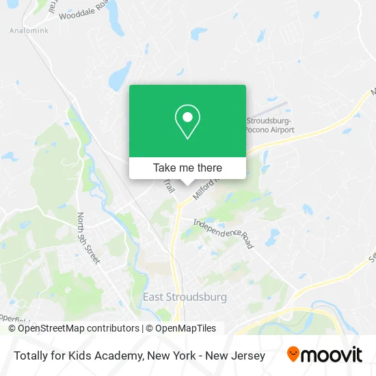 Totally for Kids Academy map
