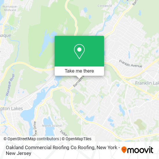 Mapa de Oakland Commercial Roofing Co Roofing