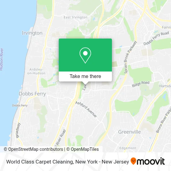 World Class Carpet Cleaning map