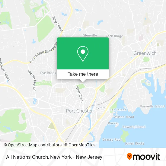 All Nations Church map