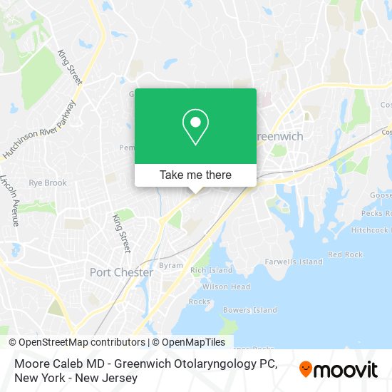 Moore Caleb MD - Greenwich Otolaryngology PC map