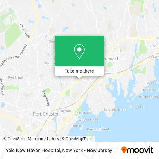 Yale New Haven Hospital map