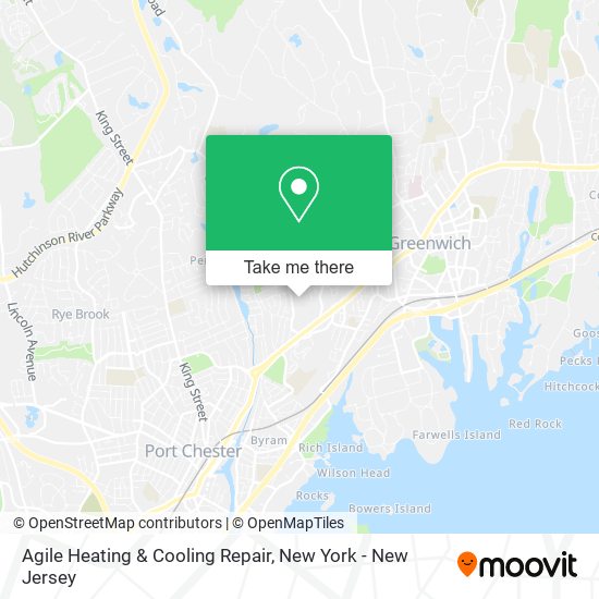 Agile Heating & Cooling Repair map