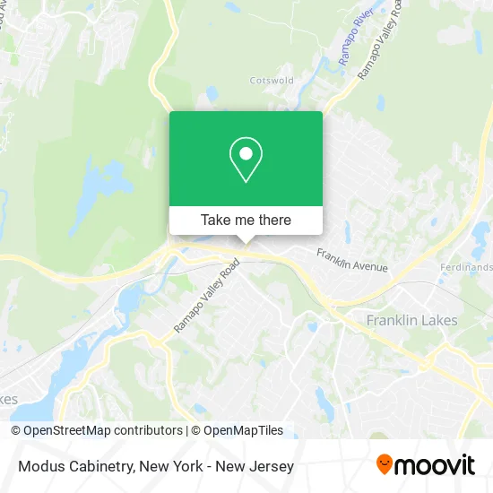 Modus Cabinetry map