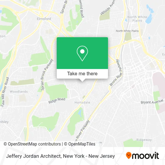 Jeffery Jordan Architect map