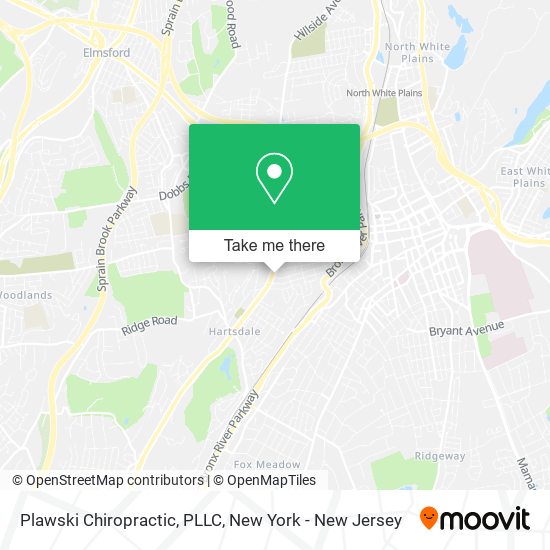 Mapa de Plawski Chiropractic, PLLC