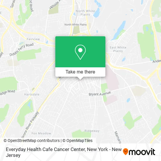 Everyday Health Cafe Cancer Center map