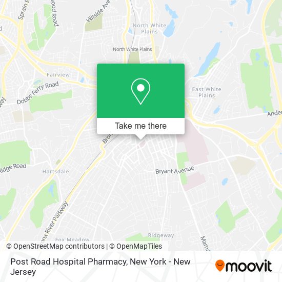 Post Road Hospital Pharmacy map