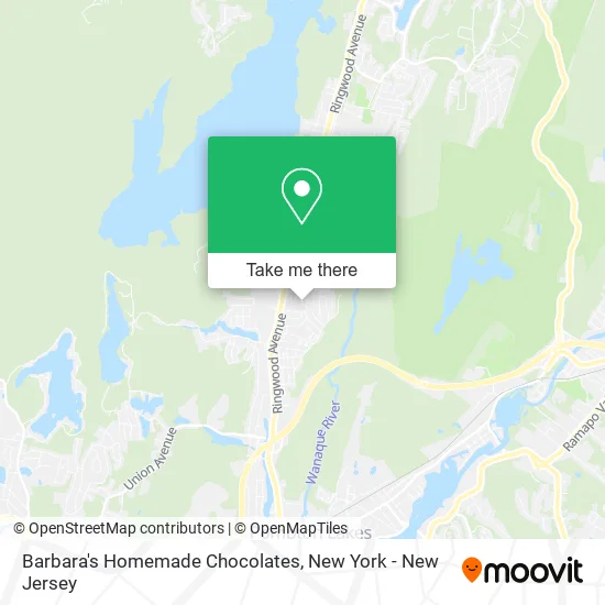 Barbara's Homemade Chocolates map