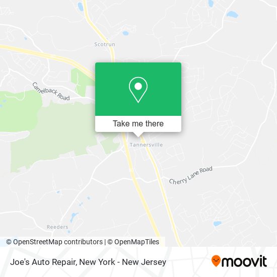 Mapa de Joe's Auto Repair