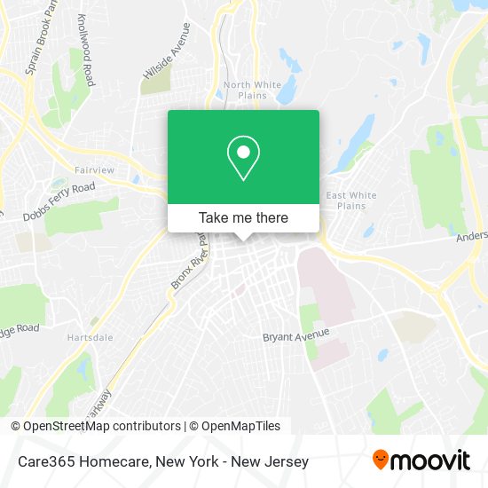 Care365 Homecare map