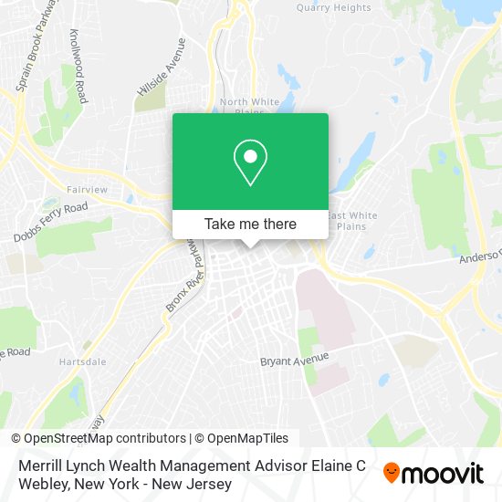 Merrill Lynch Wealth Management Advisor Elaine C Webley map