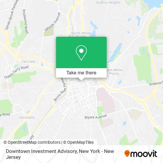 Downtown Investment Advisory map