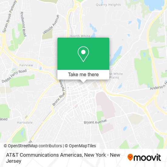Mapa de AT&T Communications Americas