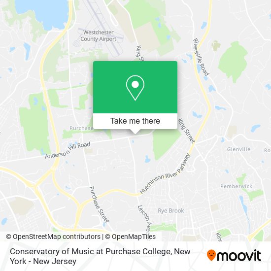 Conservatory of Music at Purchase College map