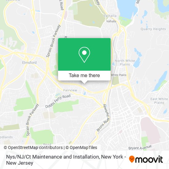 Mapa de Nys / NJ / Ct Maintenance and Installation