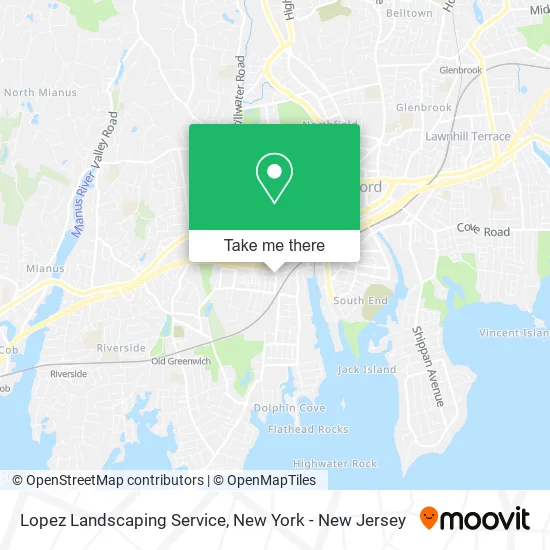 Lopez Landscaping Service map