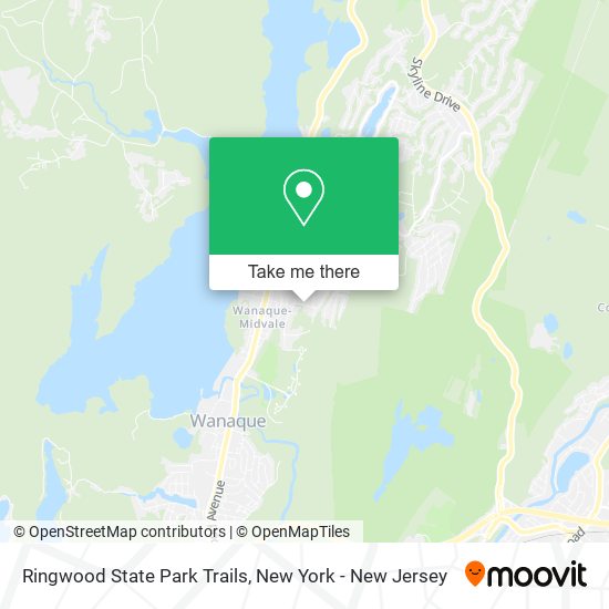 Mapa de Ringwood State Park Trails