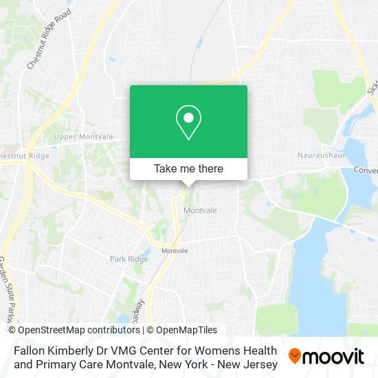 Fallon Kimberly Dr VMG Center for Womens Health and Primary Care Montvale map