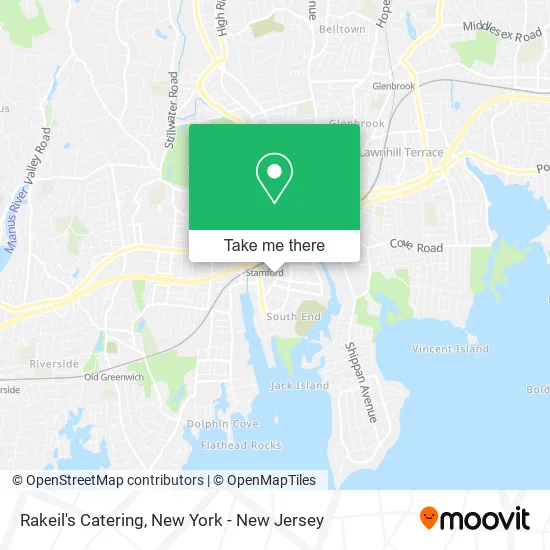 Rakeil's Catering map