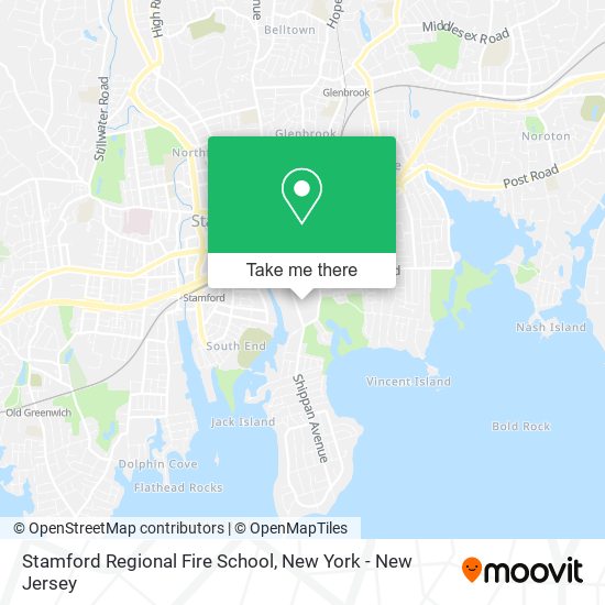 Stamford Regional Fire School map