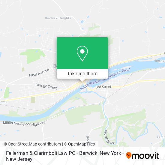 Fellerman & Ciarimboli Law PC - Berwick map