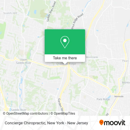 Concierge Chiropractic map
