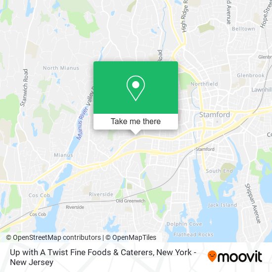 Up with A Twist Fine Foods & Caterers map