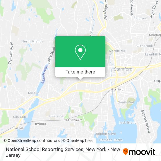 National School Reporting Services map