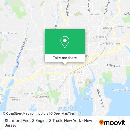 Mapa de Stamford Fire : 3 Engine, 3 Truck