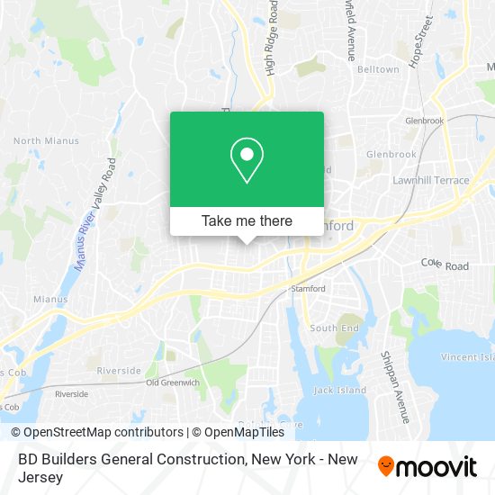 BD Builders General Construction map