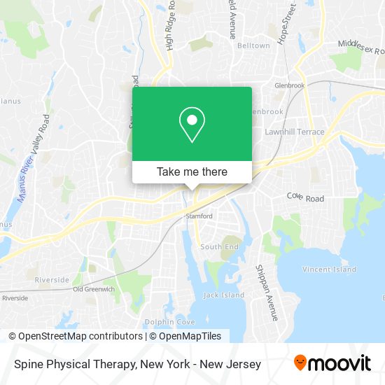 Spine Physical Therapy map