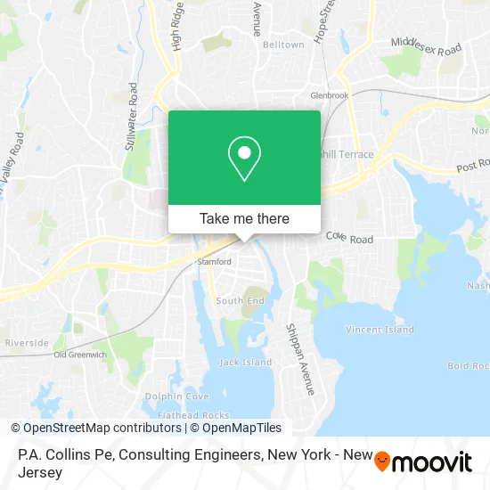 P.A. Collins Pe, Consulting Engineers map