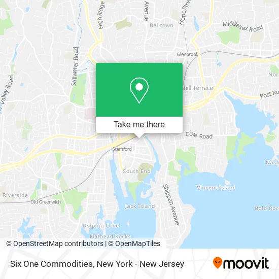 Six One Commodities map