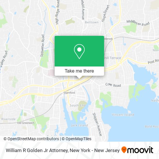 Mapa de William R Golden Jr Attorney