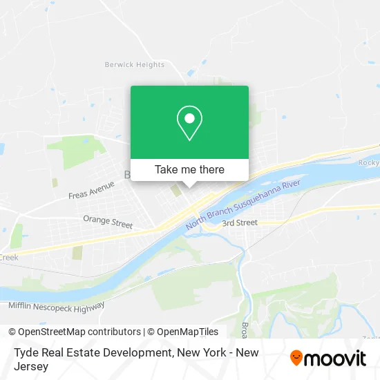 Tyde Real Estate Development map
