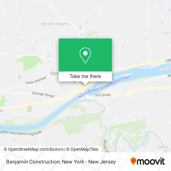 Benjamin Construction map
