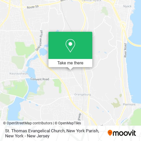 Mapa de St. Thomas Evangelical Church, New York Parish