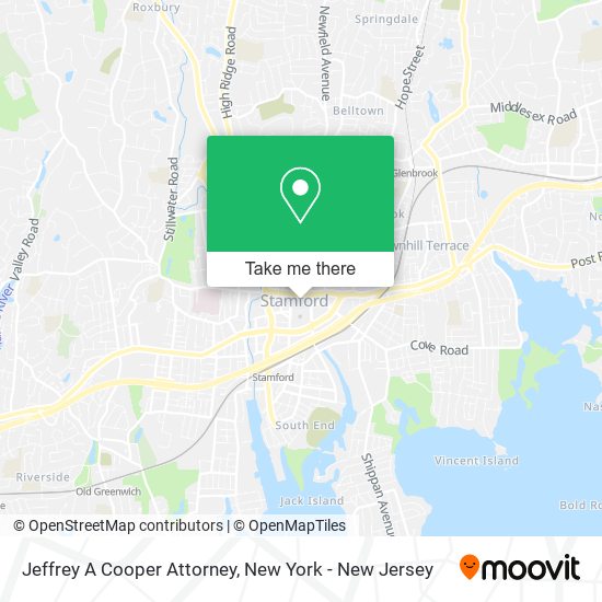 Mapa de Jeffrey A Cooper Attorney